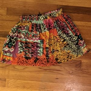 3 for $20 Tribal wild mini skirt Sans Souci